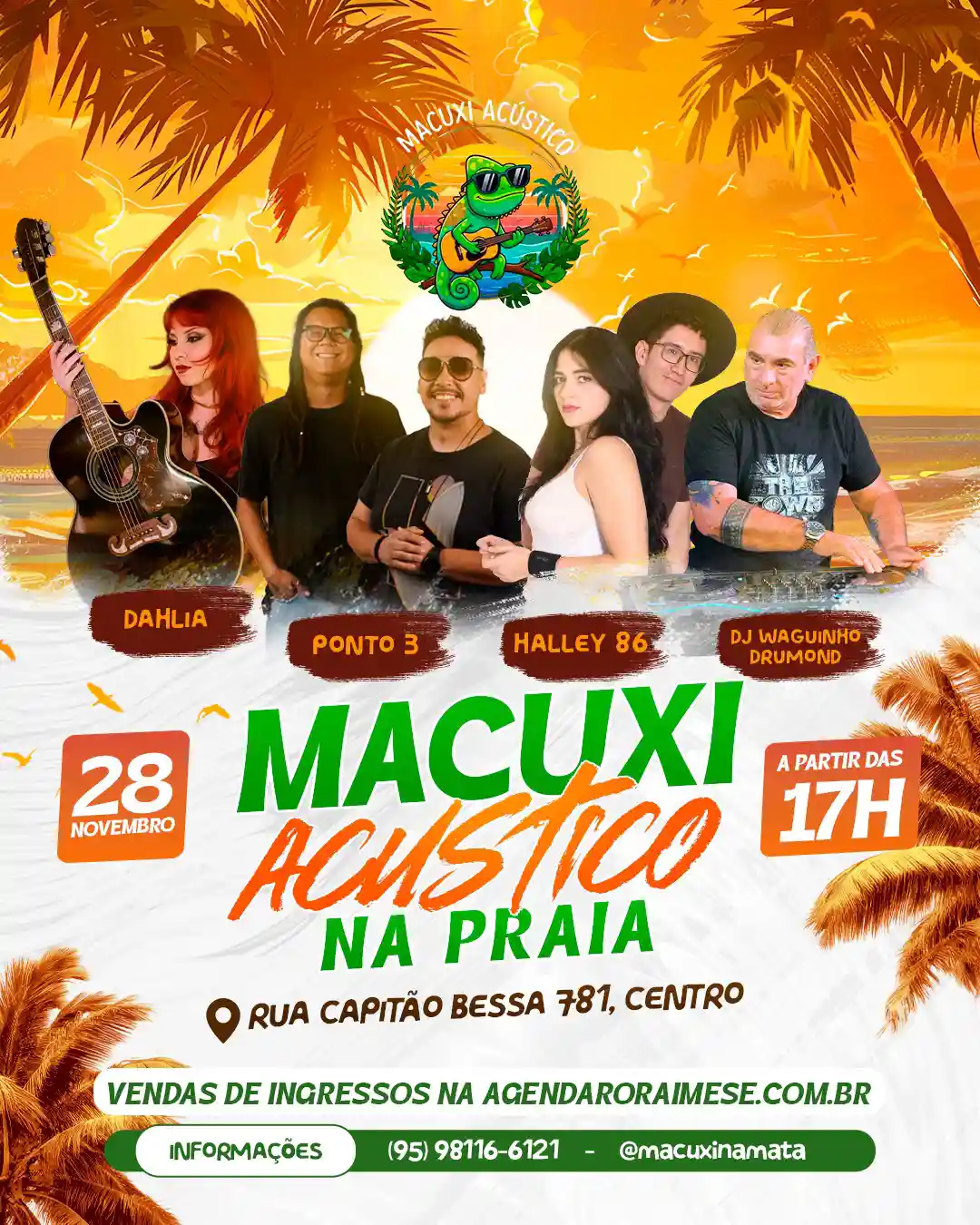 Macuxi Acústico na Praia