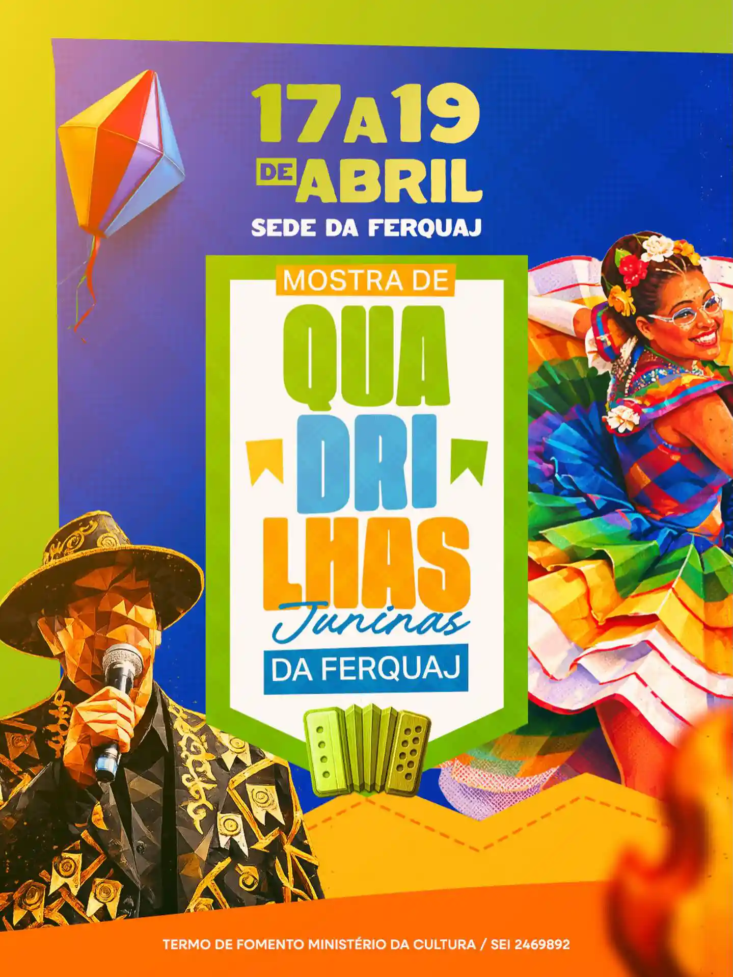 Mostra de Quadrilhas Juninas da FERQUAJ